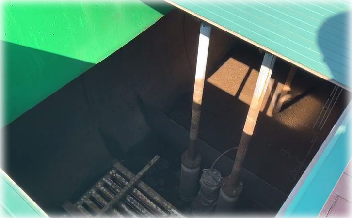 運行在水下的羅茨鼓風(fēng)機(jī)